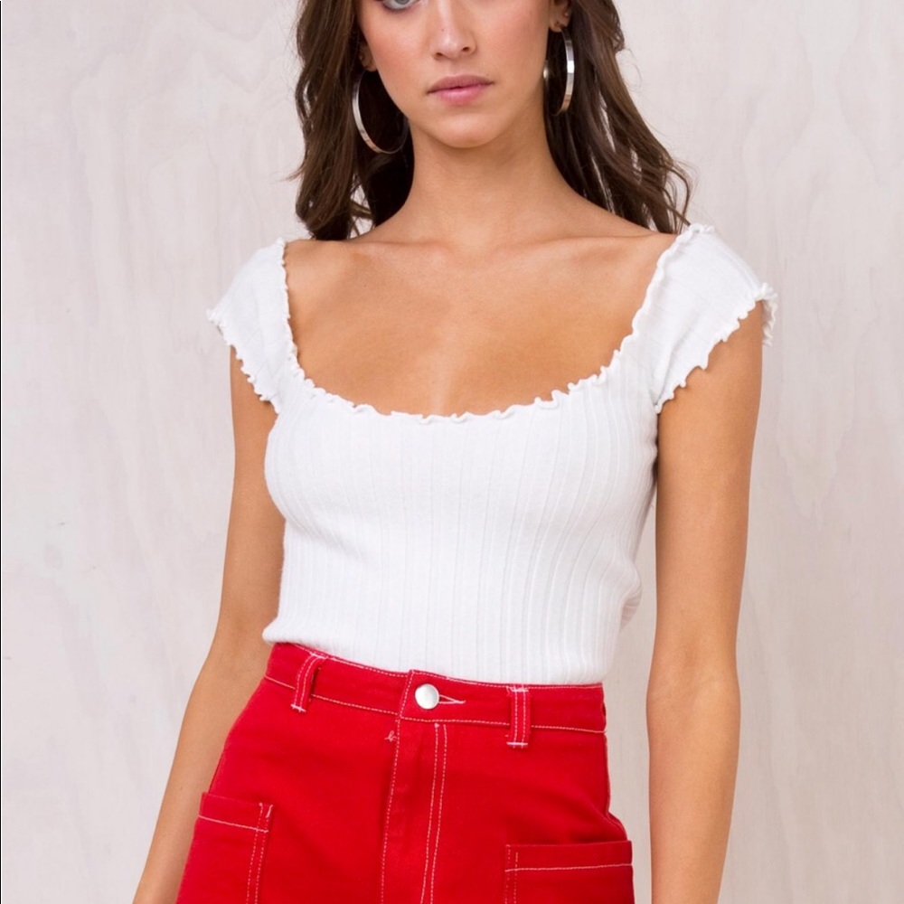 white top
